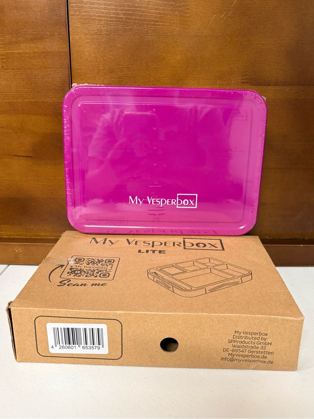 Raspberry Bento-Style Meal Prep Box Single Portion Compartment Lunch Container